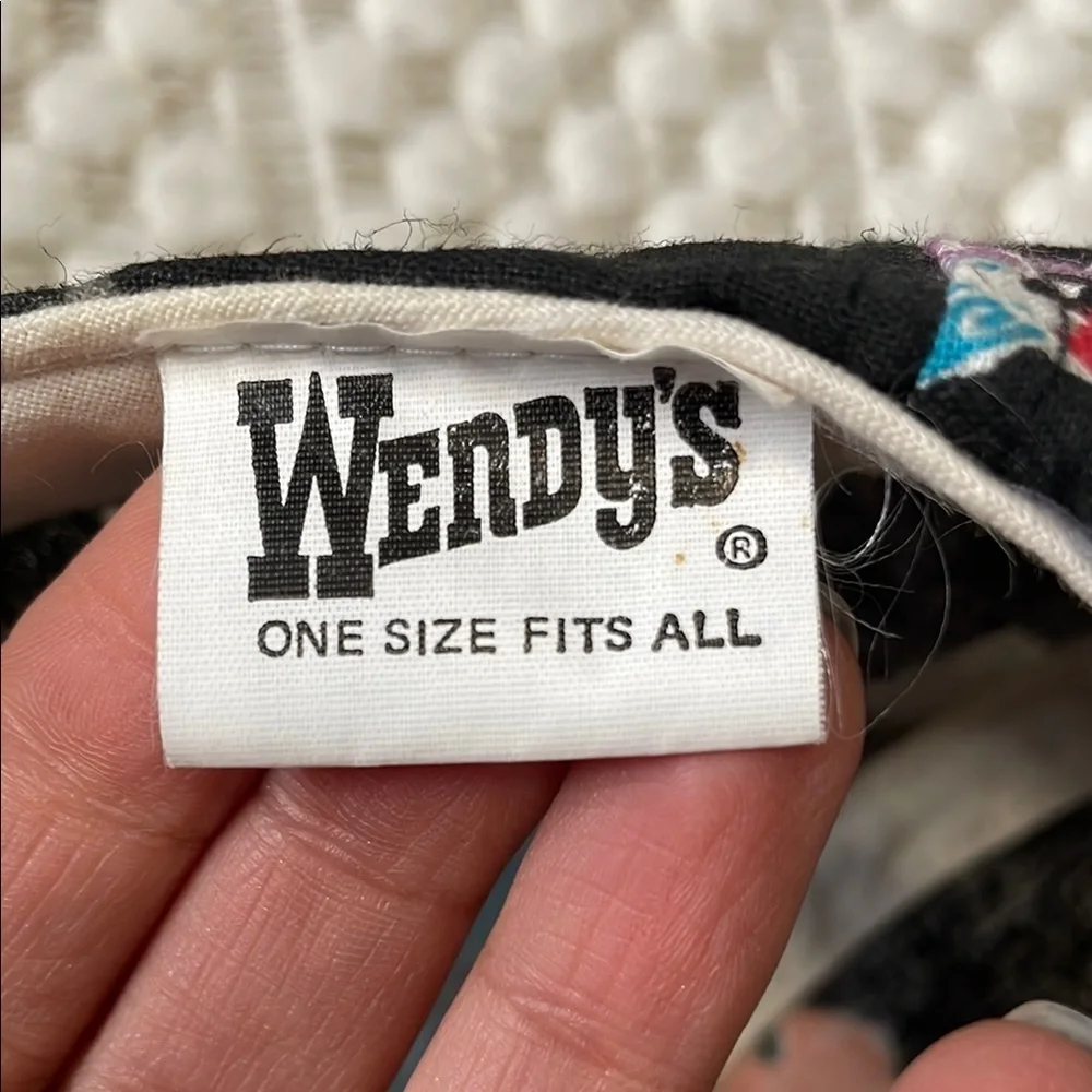 Vintage Wendy’s Fast Food SnapBack 90’s Splash Cap Hat